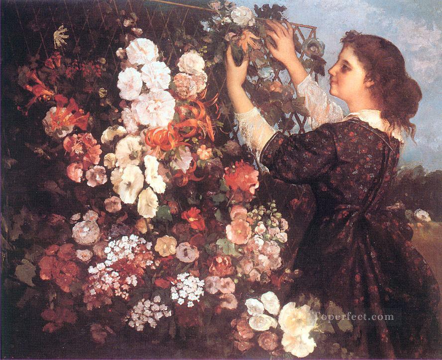 The Trellis Realist Realism painter Gustave Courbet Oil Paintings